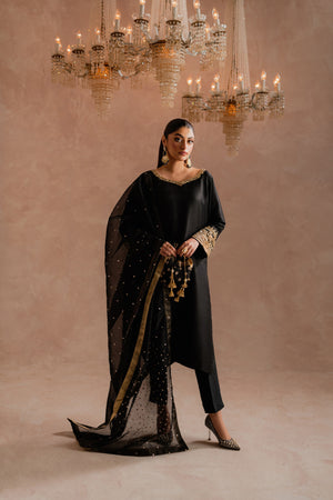ALTAIR - 3-Piece Raw Silk Ada Work Luxury Hand Embroidered Dress | Feyre Pakistan