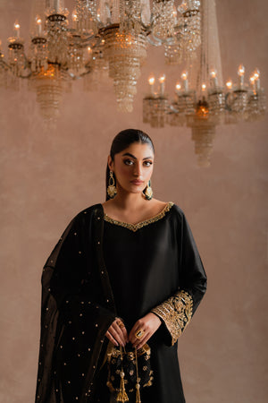 ALTAIR - 3-Piece Raw Silk Ada Work Luxury Hand Embroidered Dress | Feyre Pakistan