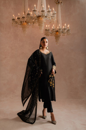 ALTAIR - 3-Piece Raw Silk Ada Work Luxury Hand Embroidered Dress | Feyre Pakistan