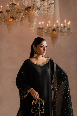 ALTAIR - 3-Piece Raw Silk Ada Work Luxury Hand Embroidered Dress | Feyre Pakistan