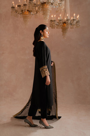 ALTAIR - 3-Piece Raw Silk Ada Work Luxury Hand Embroidered Dress | Feyre Pakistan