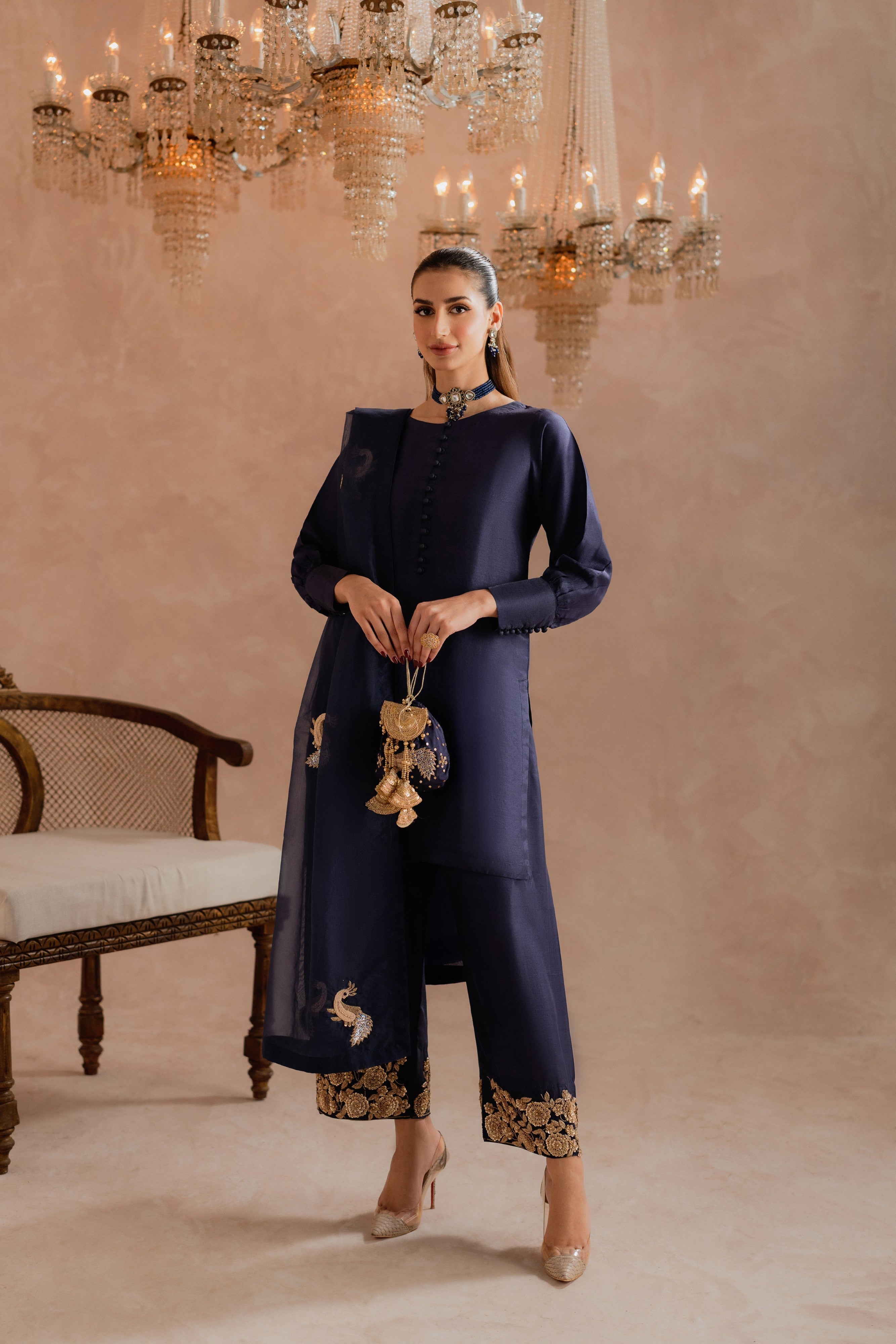 Adda Work Hand Embroidered Dresses | Feyre Pakistan