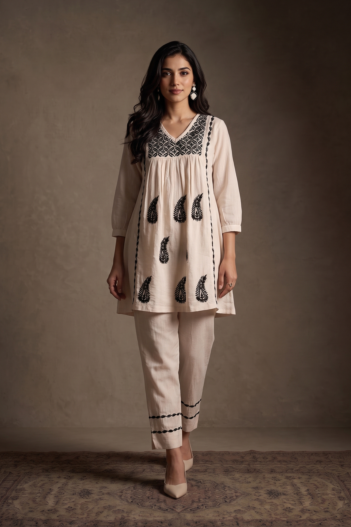 Oasis – Hand-Embroidered Chikankari 2 Piece