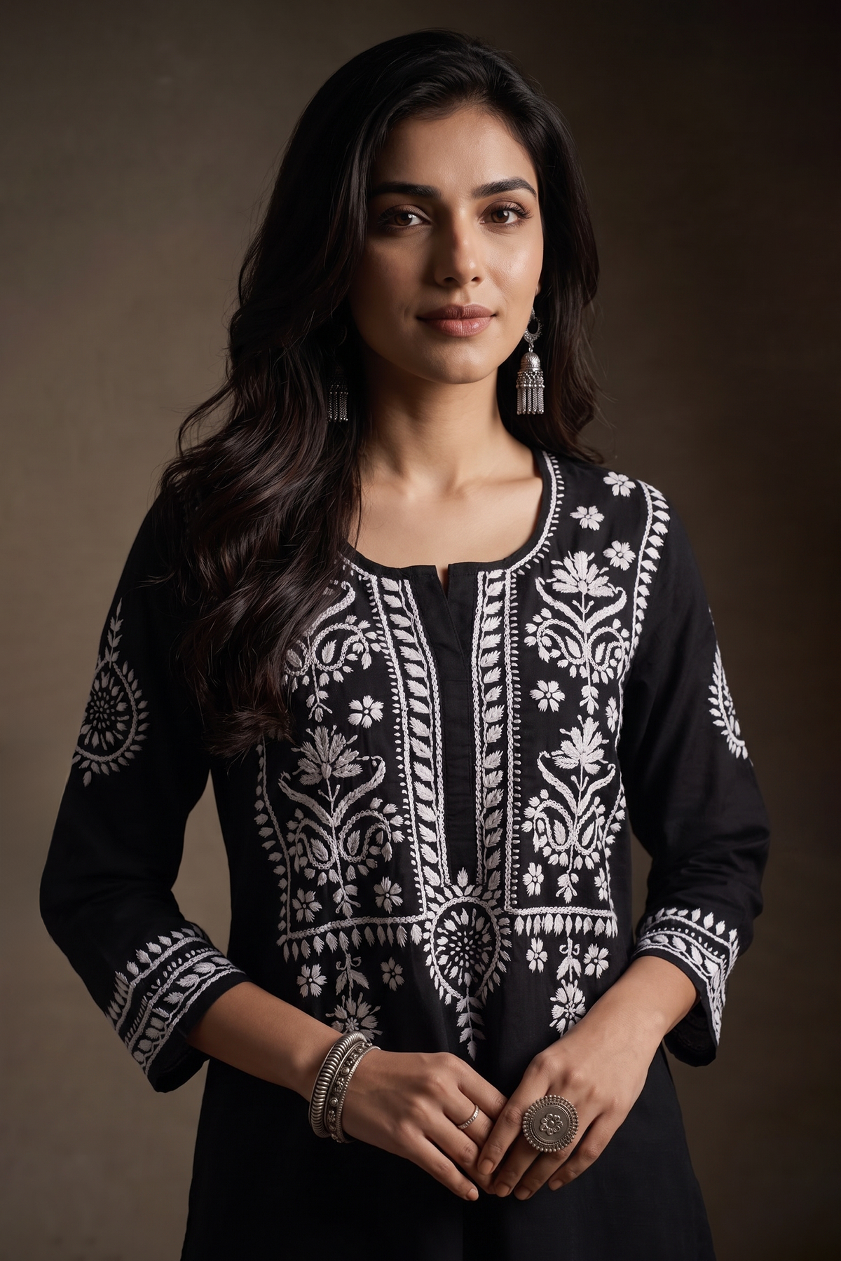 Ember – Hand-Embroidered Chikankari 2 Piece