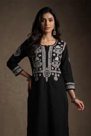 Ember – Hand-Embroidered Chikankari 2 Piece