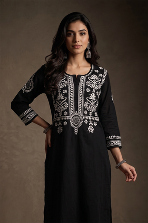 Ember – Hand-Embroidered Chikankari 2 Piece