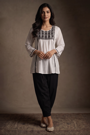 Frost – Hand-Embroidered Chikankari 2 Piece