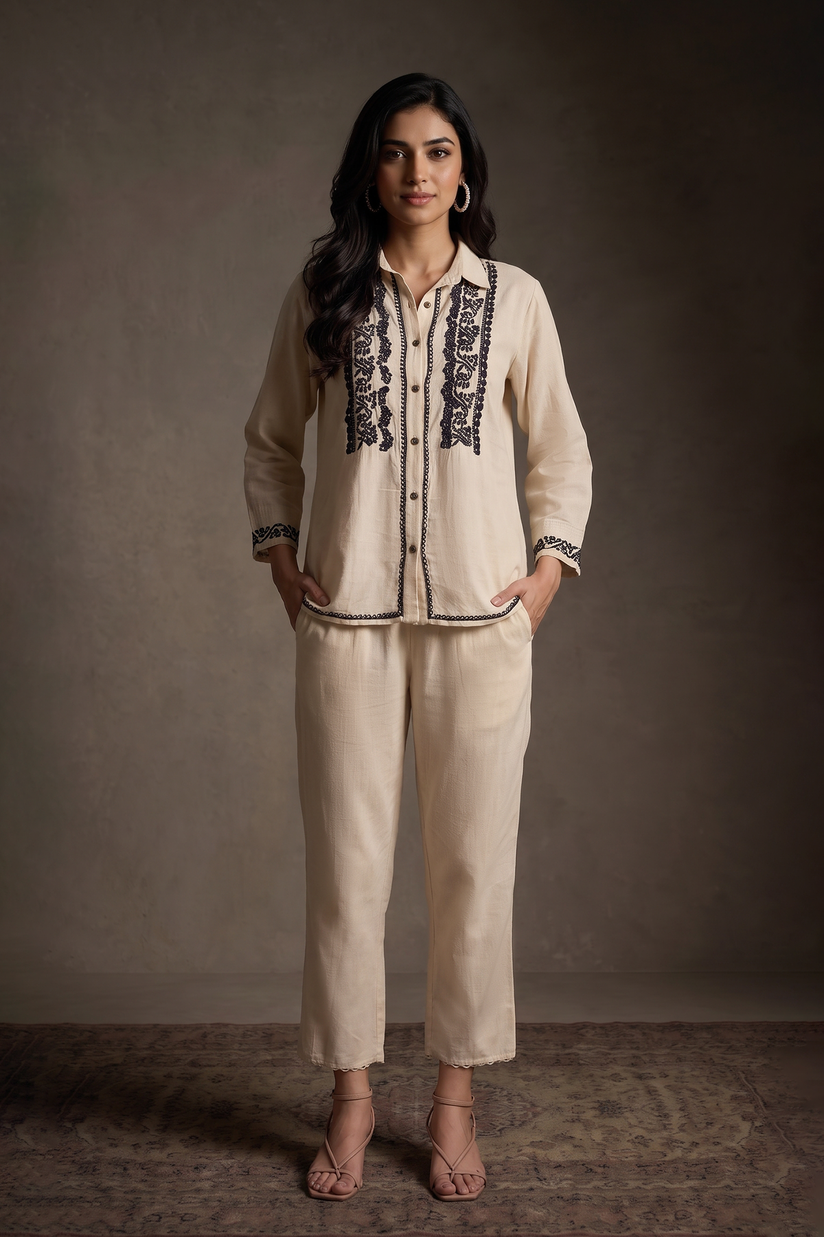Opal – Hand-Embroidered Chikankari 2 Piece