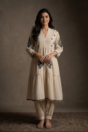 Halo – Hand-Embroidered Chikankari 2 Piece