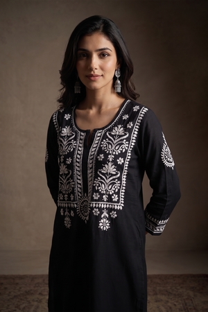Ember – Hand-Embroidered Chikankari 2 Piece