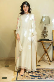 SAHAR - 3 Piece Pure Raw Silk Frock