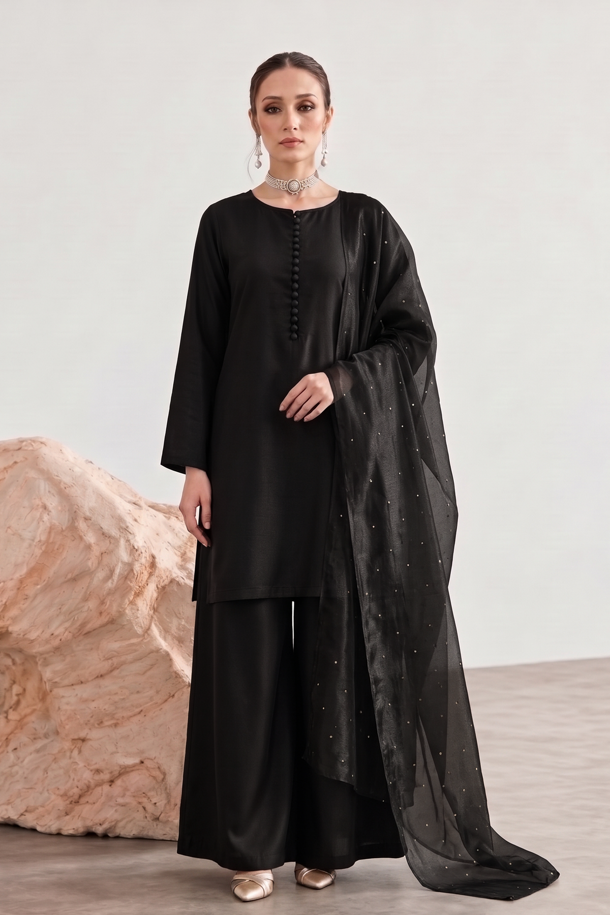 Obsidian – 3 Piece Sheesha Silk Set