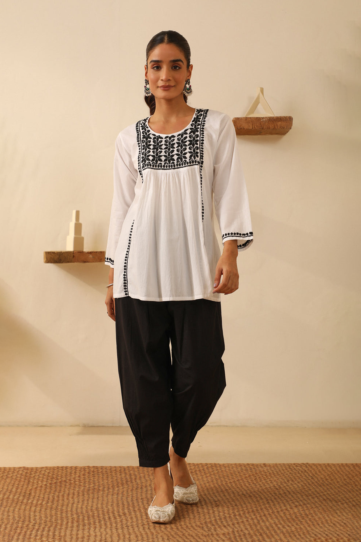 Frost – Hand-Embroidered Chikankari 2 Piece