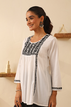 Frost – Hand-Embroidered Chikankari 2 Piece