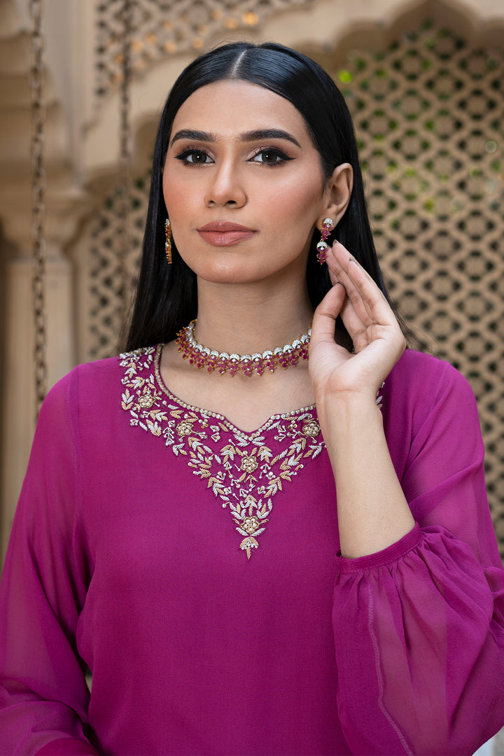 MAHRU - 3 Piece Pure Chiffon 60gm - Feyre