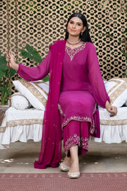 MAHRU - 3 Piece Pure Chiffon 60gm