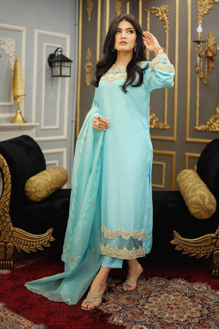 FALAK - 3 Piece Pure Raw Silk - Feyre