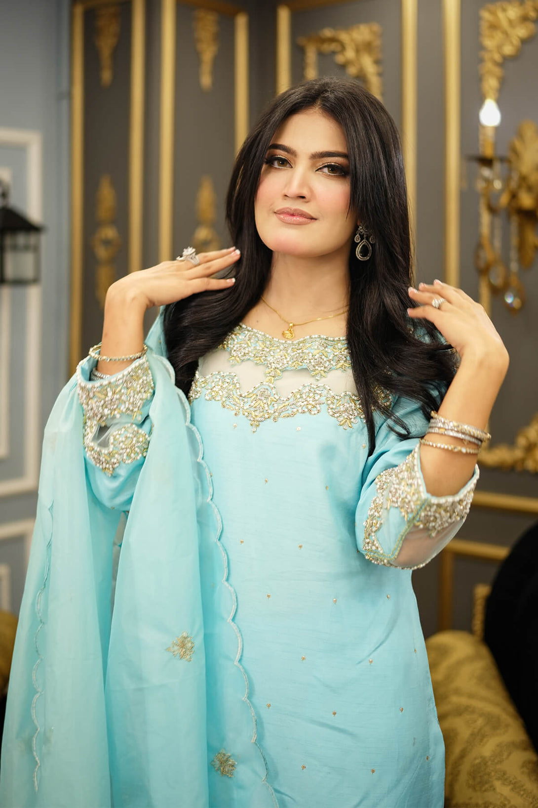 FALAK - 3 Piece Pure Raw Silk - Feyre