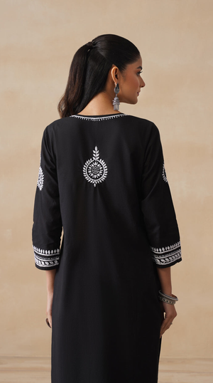 Ember – Hand-Embroidered Chikankari 2 Piece