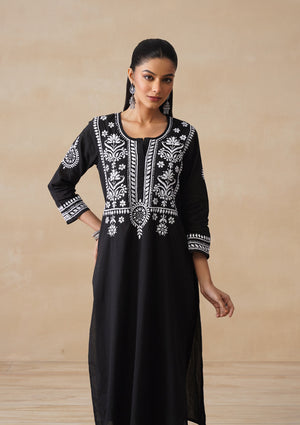 Ember – Hand-Embroidered Chikankari 2 Piece