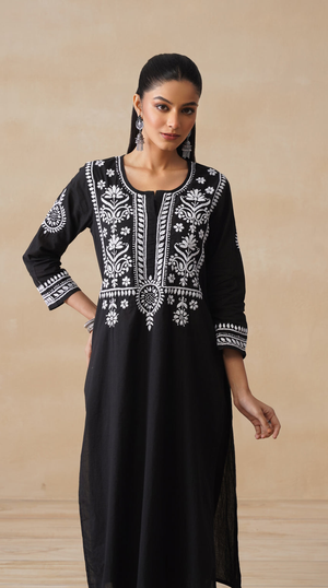 Ember – Hand-Embroidered Chikankari 2 Piece