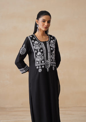 Ember – Hand-Embroidered Chikankari 2 Piece