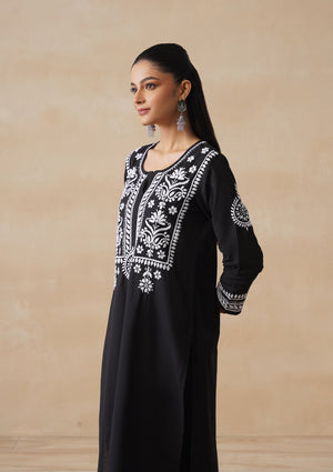 Ember – Hand-Embroidered Chikankari 2 Piece