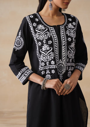 Ember – Hand-Embroidered Chikankari 2 Piece