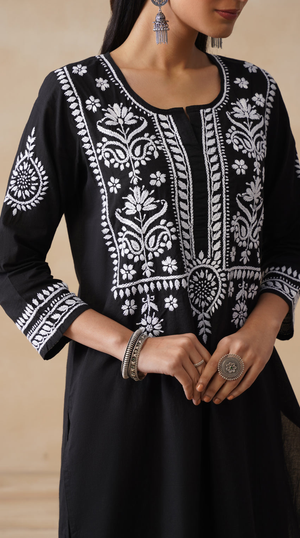 Ember – Hand-Embroidered Chikankari 2 Piece
