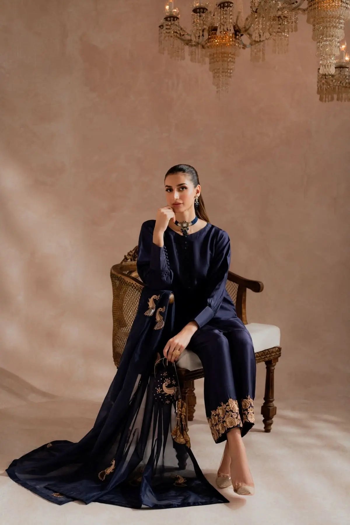 ADHARA - 3 Piece Pure Raw Silk Feyre