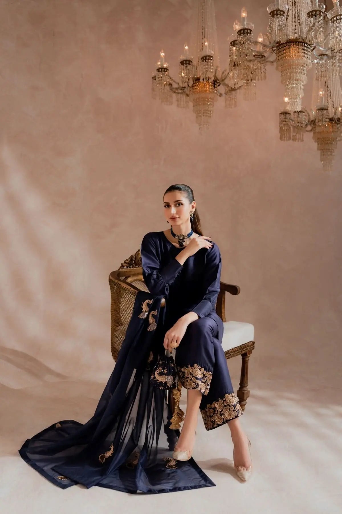 ADHARA - 3 Piece Pure Raw Silk Feyre