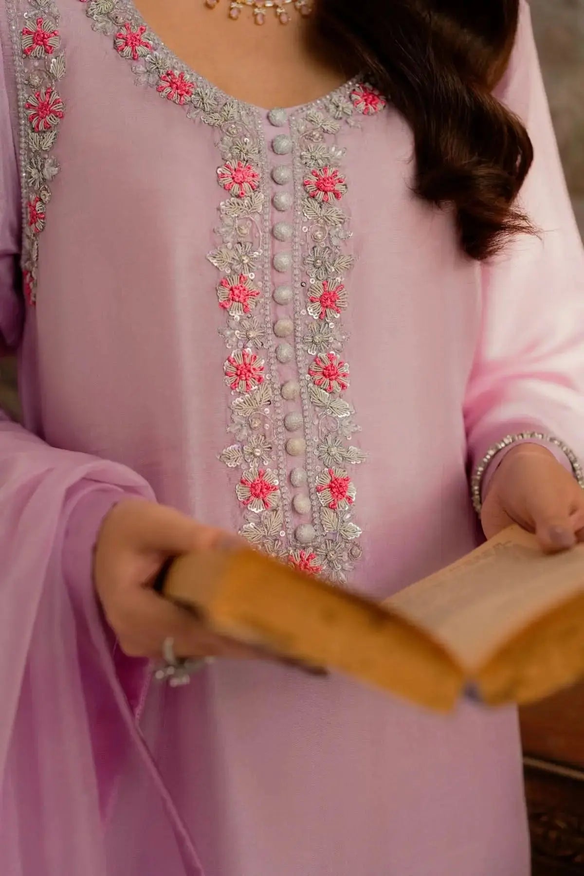 RIGEL - 3 Piece Pure Raw Silk Feyre