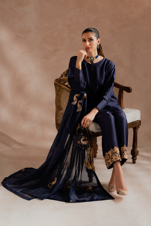 ADHARA - 3 Piece Raw Silk
