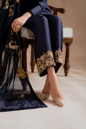 ADHARA - 3 Piece Raw Silk