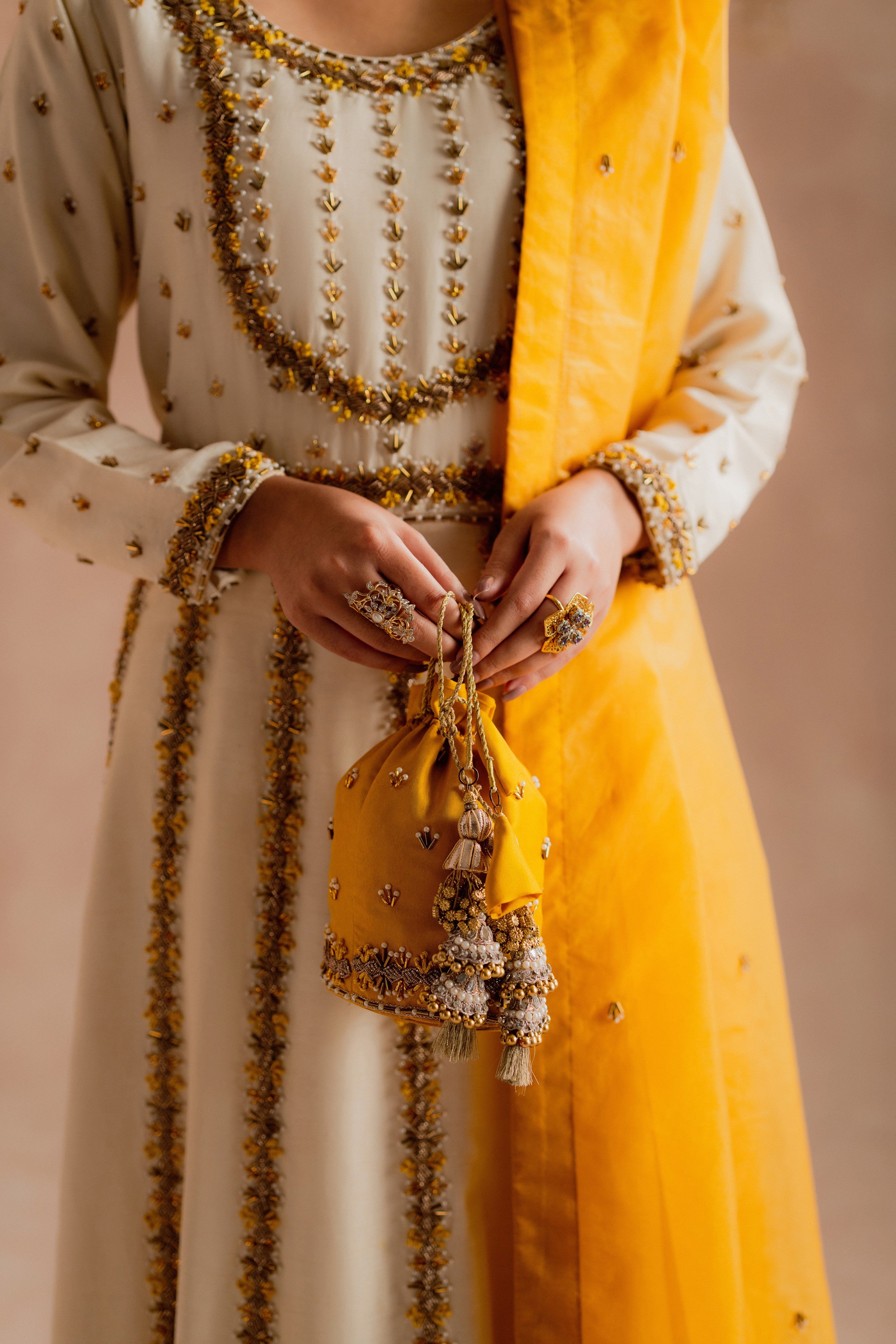 HADAR- 3 Piece Kallidar Frock