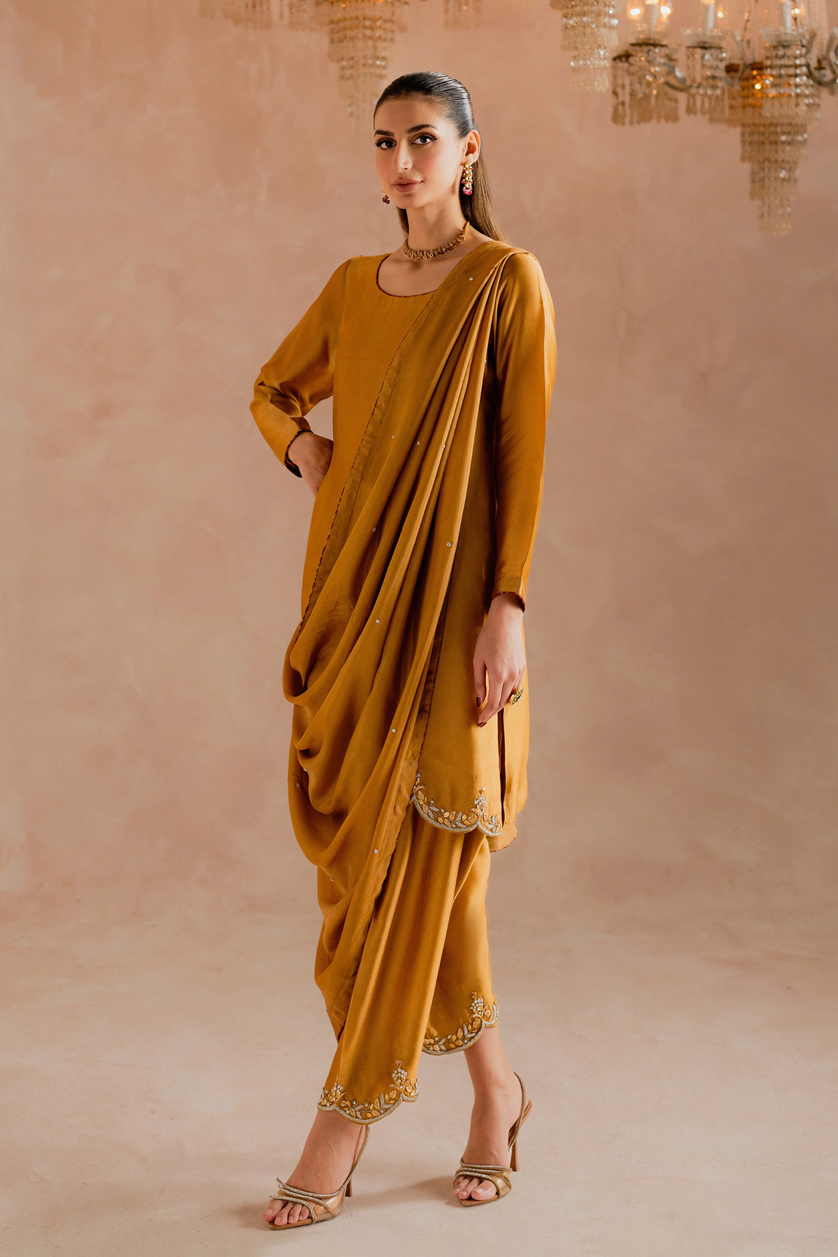 SHAULA - 3 Piece Pure Tissue Silk