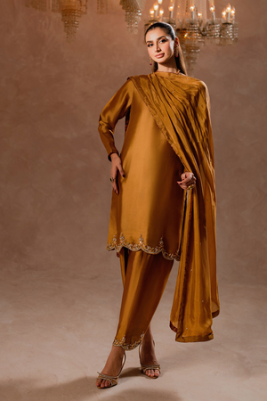 SHAULA - 3 Piece Pure Tissue Silk
