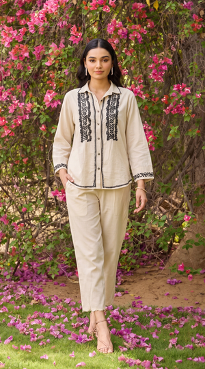 Opal – Hand-Embroidered Chikankari 2 Piece