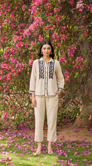Opal – Hand-Embroidered Chikankari 2 Piece