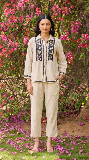 Opal – Hand-Embroidered Chikankari 2 Piece