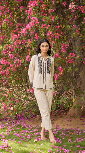 Opal – Hand-Embroidered Chikankari 2 Piece