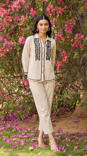 Opal – Hand-Embroidered Chikankari 2 Piece