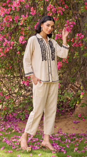Opal – Hand-Embroidered Chikankari 2 Piece