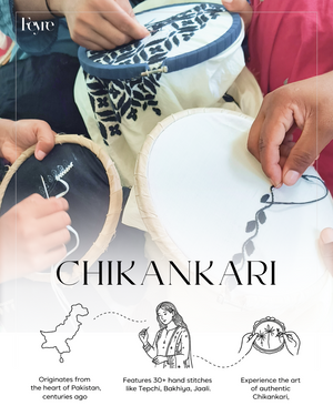 Frost – Hand-Embroidered Chikankari 2 Piece