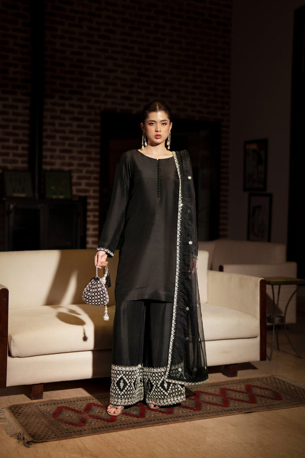 Eclipse - 3 Piece Pure Raw Silk