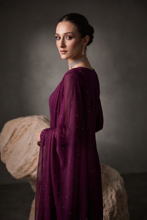 Amethyst – 3 Piece Sheesha Silk Set