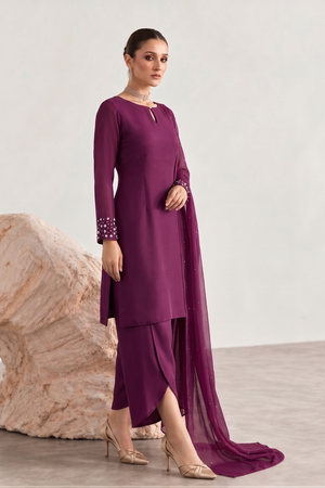 Amethyst – 3 Piece Sheesha Silk Set