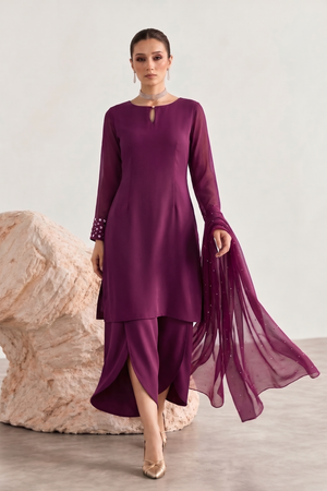 Amethyst – 3 Piece Sheesha Silk Set