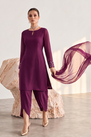 Amethyst – 3 Piece Sheesha Silk Set
