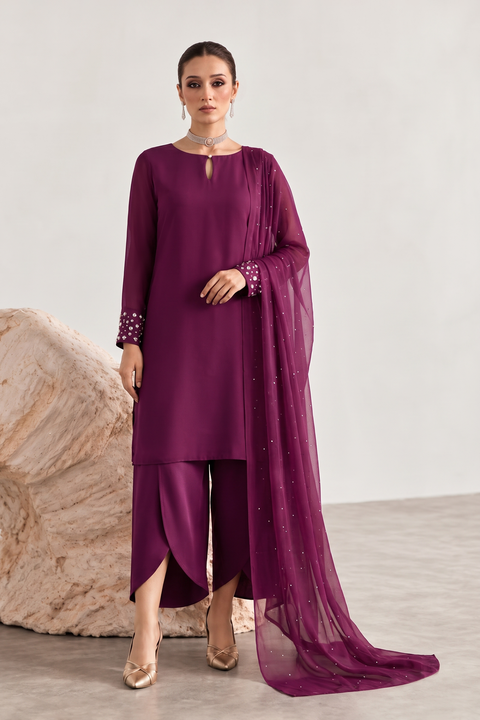 Amethyst – 3 Piece Sheesha Silk Set